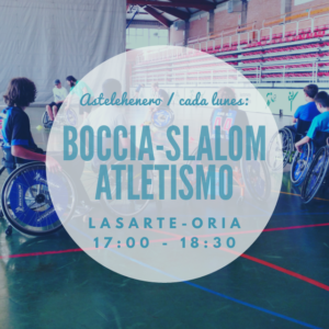 boccia, slalom ta gehio